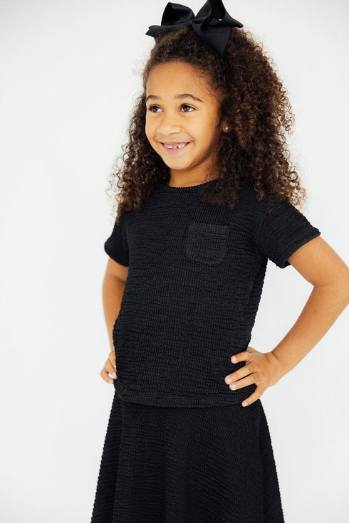 black-scrunchy-pocket-tee Mila Rose - Sophia's Style-3